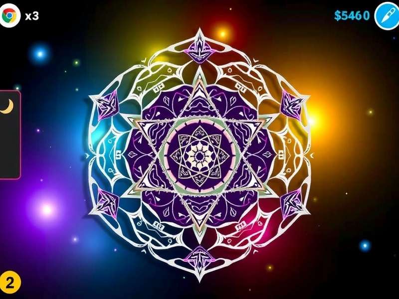 Main gameplay of Celestial Mandala Challenge Celestial Mandala Challenge Game Screenshot